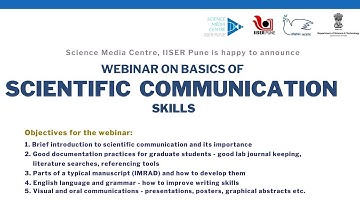 Basics of Scientific Communication Skills | Webinar
