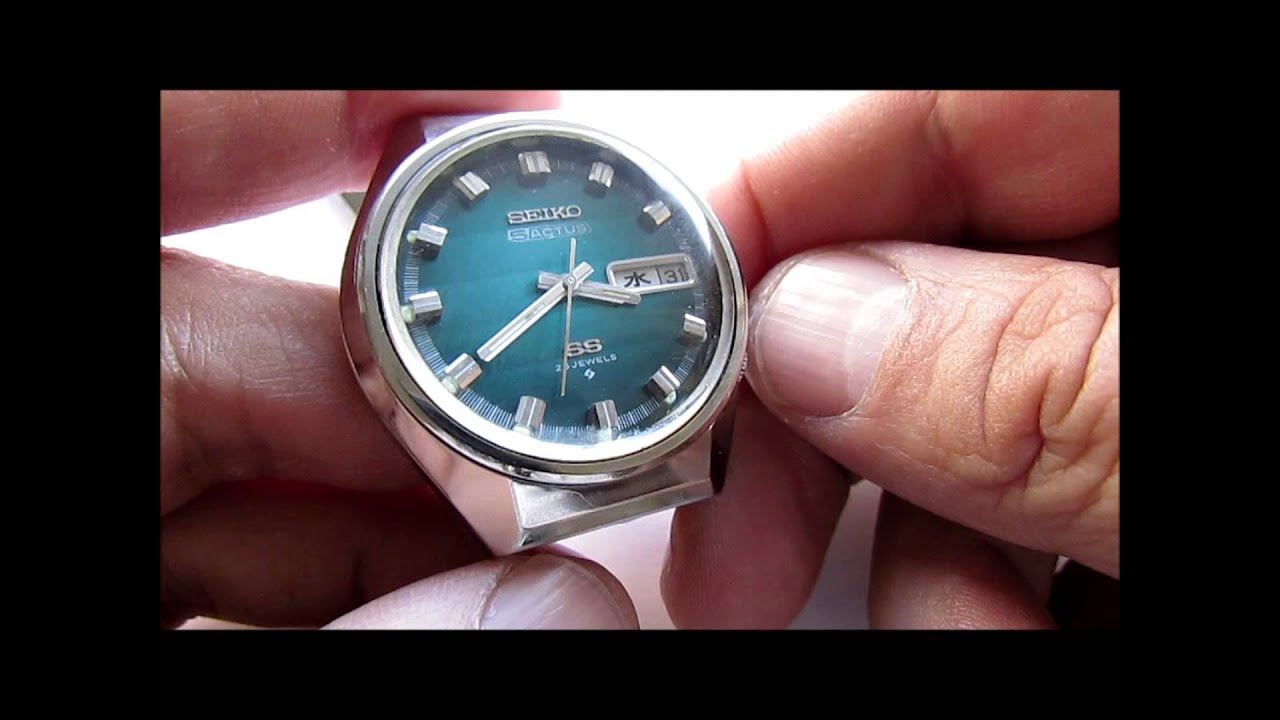 Seiko 5 Actus SS Men's Wristwatch - YouTube