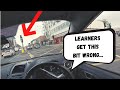 How to turn right at traffic lights UK :  Driver POV