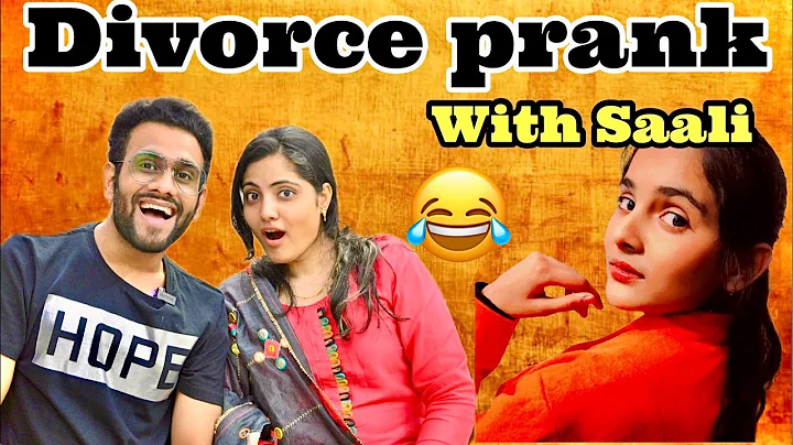 April Fool Prank With Sali~Divorce De Diya Apki Sis Ko