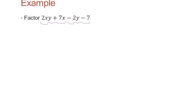 A1 8.2 Factoring Using the Distributive Property