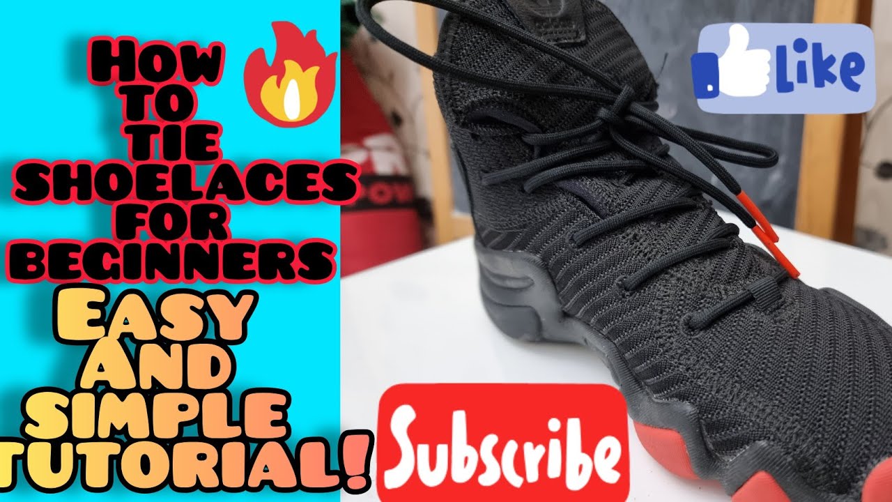 How to TIE SHOELACES👟| Step by Step Guide for Kids/Beginners - YouTube