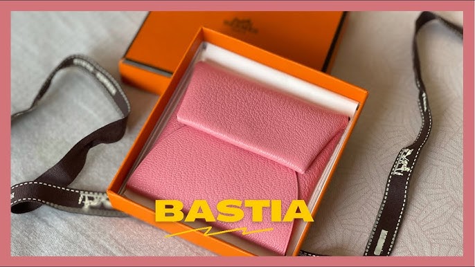 We love Hermes - Bastia change purse 2000HKD Étoupe/GOLD/Vert-De