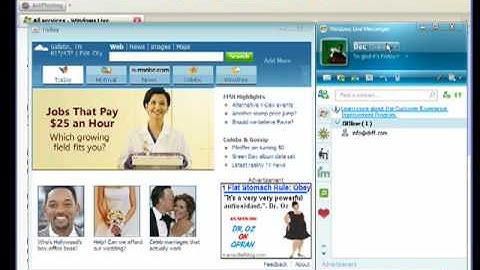 Chat with friends and family with Windows Live Messenger
