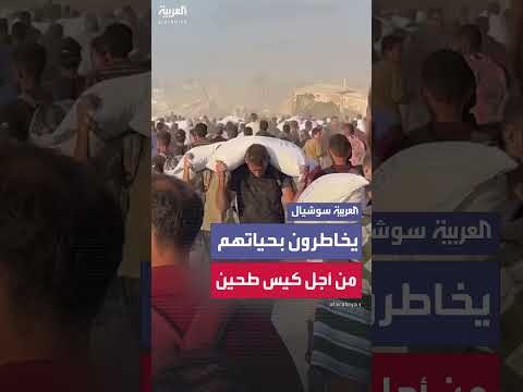 مخاطر الحصول على الطحين في غزة تحت إطلاق النار الإسرائيلي