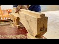 Woodworking Design Idea With Sturdy Joints // Easy Tea Table Making Project For Beginners