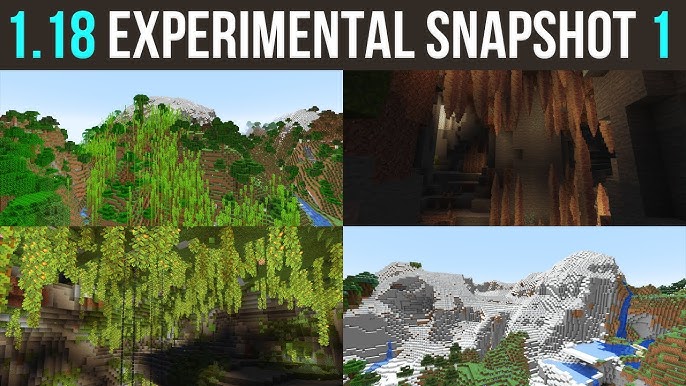 Minecraft 1.18 Snapshot 21w38a and 21w37a Simulation Distance