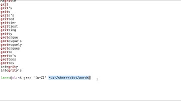 Bracket expressions in grep regular expressions