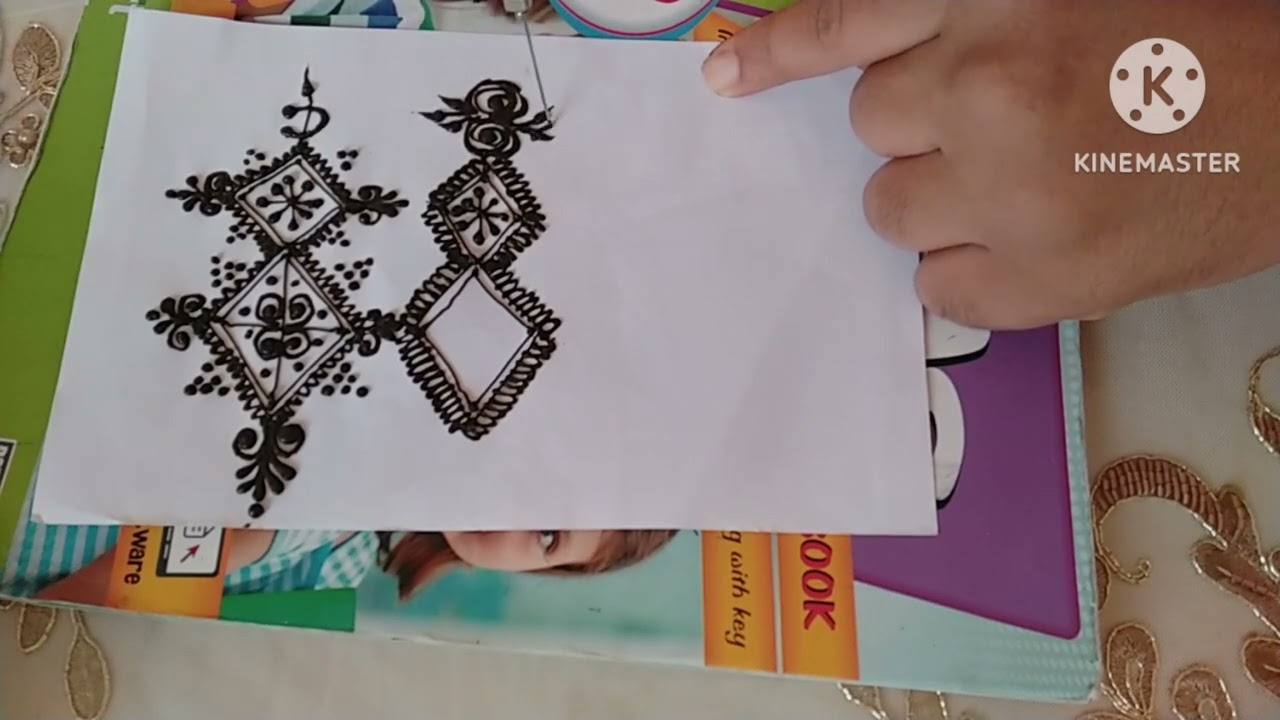 الدرس الرابع عشر من سلسلة تعليم النقش بالحناء