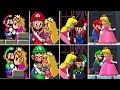 Evolution Of Mario & Luigi Getting Kissed By Princess Peach And More! (1990-2017)