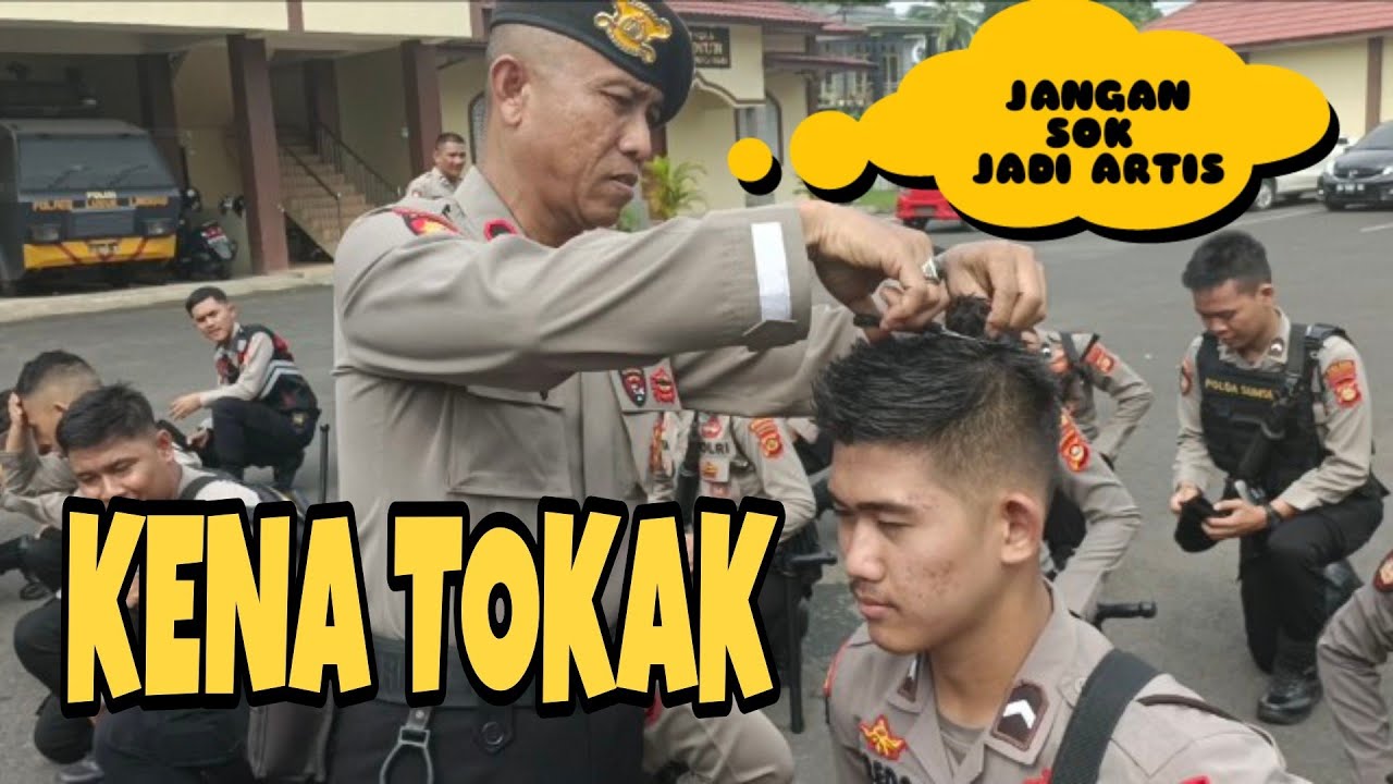 KATA SIAPA JADI ANGGOTA POLISI TIDAK DI RAZIA RAMBUTNYA  ??