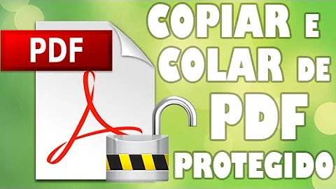 Como desbloquear PDF para copiar online?