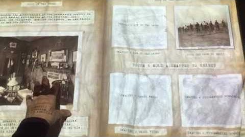 Interactive book at the Museum of American History
