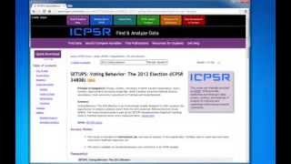ICPSR Data Download with SAS