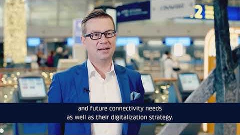 Connectivity for critical services at Helsinki Airport