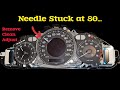 Speedometer needle stuck, instrument cluster removal, adjusting and cleaning...