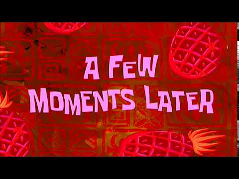 A Few Moments Later... Spongebob Time Card 8