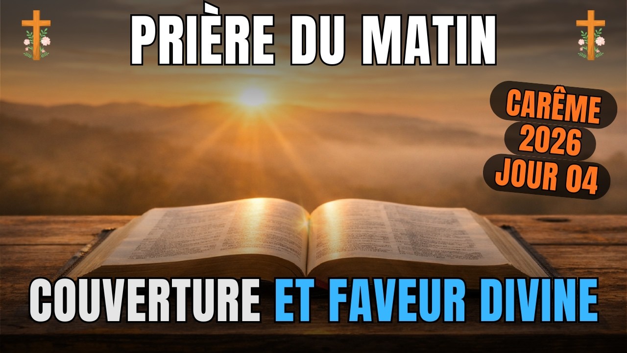 Prière du Matin pour être Couvert et Favorisé par la Puissance de Dieu