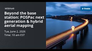 Trimble Applanix POSPac next generation & hybrid aerial mapping