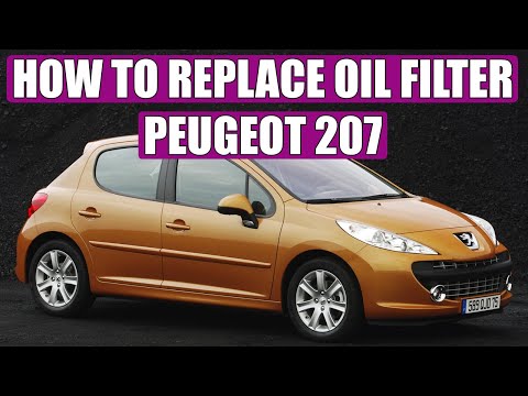 TUTORIAL: how to change / replace oil filter Peugeot 207 1.6 HDI in 10 steps