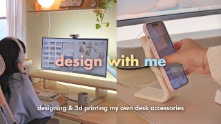 Day In The Life as a Designer | Design & 3D Print Desk Accessories For My Small Business With Me