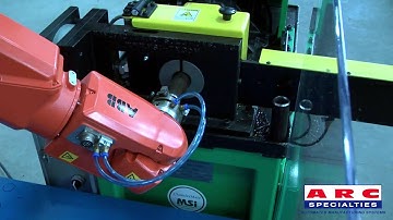 Machine Tending Robot Bevels Pipe with the Chamfermate | MSI