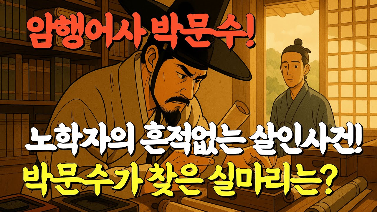 [암행어사 박문수이야기]밀실 살인 서책 속의 비명 | 범인은 어떻게 안으로 들어갔나! | 박문수가 찾은 실마리는? 중간 광고없는 이야기, 통쾌한 사극 추리 #달무리이야기 #창작물