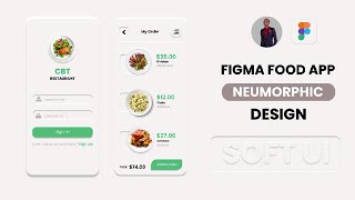 Soft UI Neumorphic Design in Figma | Figma Food App (2021) screenshot 3