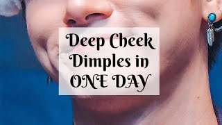 Deep Cheek Dimples In One Day Luminalplay Reupload