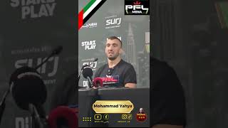 Mohammad Yahya in #pflmena9 press conference #dubai