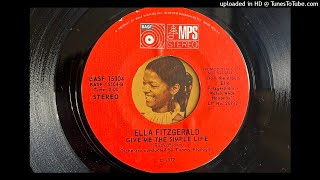 Ella Fitzgerald - Give Me the Simple Life (Basf) 1972