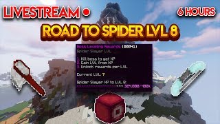 6 Hour Stream, hit spider 8 now Foraging| !discord (Hypixel Skyblock)