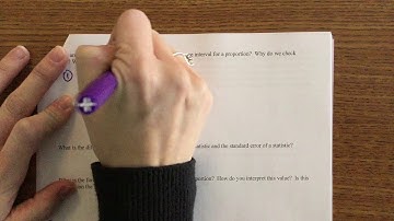 8.2: Confidence Intervals for Proportion, part 1