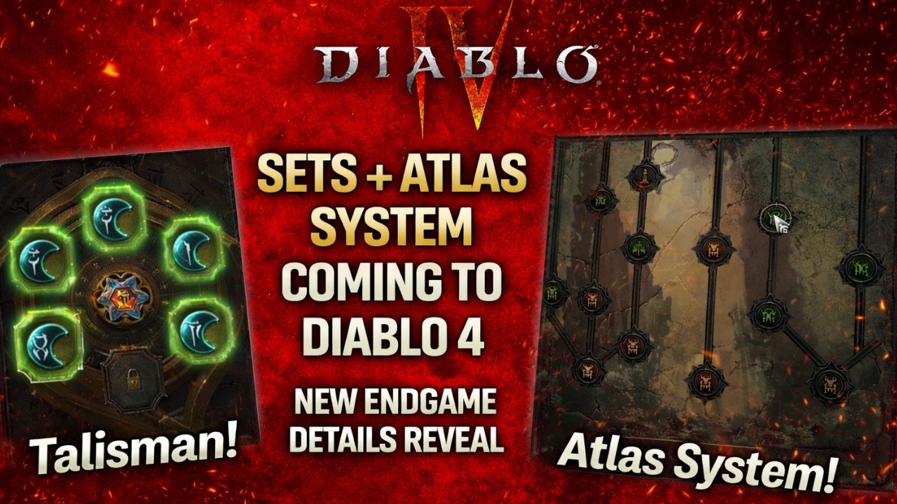 SETS COMING TO DIABLO 4 - NEW ENDGAME DETAILS REAVEAL