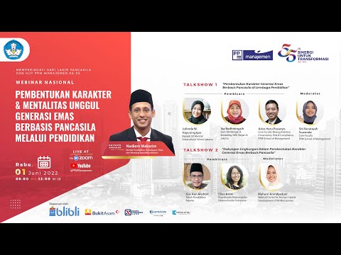 WEBINAR NASIONAL PEMBENTUKAN KARAKTER & MENTALITAS UNGGUL BERBASIS PANCASILA