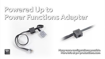Powered Up to Power Functions Adapter - 100% LEGO Compatible - PV-Productions