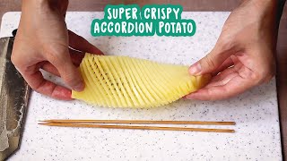 EASY CRISPY ACCORDION POTATO | NYOBAIN RESEP VIRAL TIKTOK