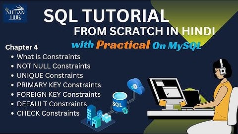 SQL Tutorial: Understanding Constraints – Primary Key, Foreign Key, Not Null, Check, and Default!