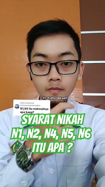 Syarat nikah N1, N2, N4, N5, N6 Pernikahan #nikah #syaratnikah #daftarnikah