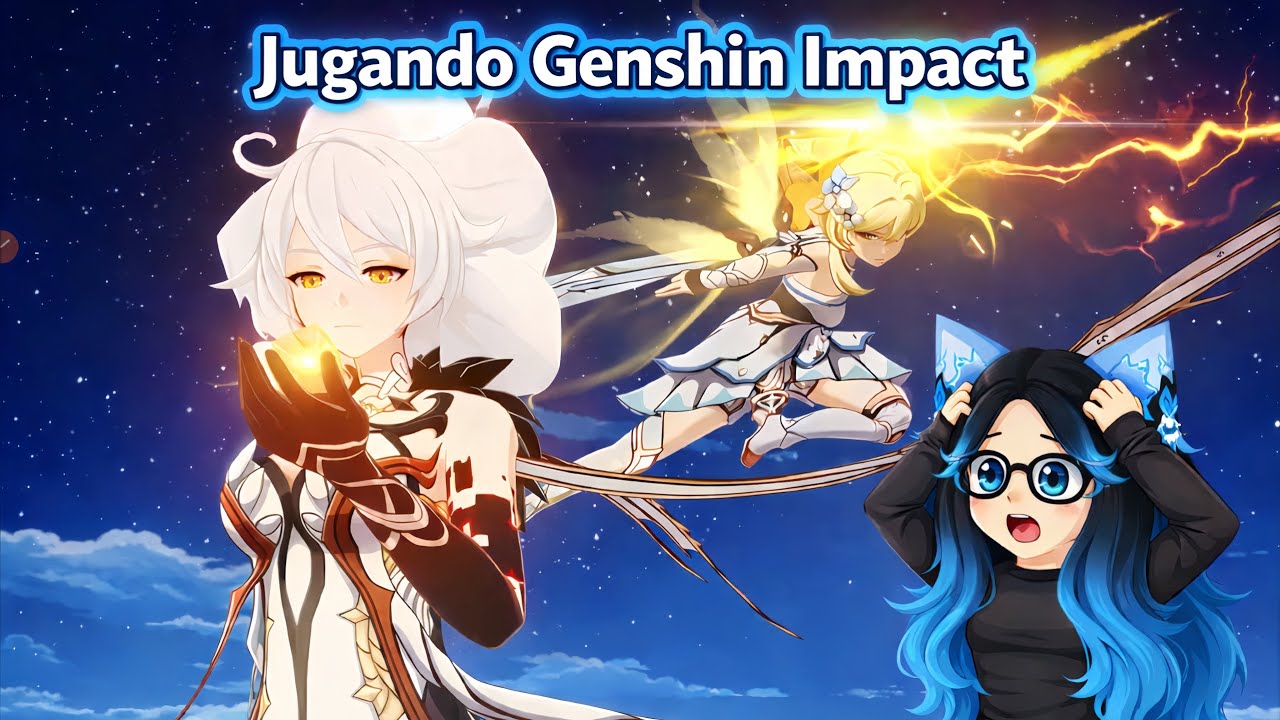 Jugando genshin impact