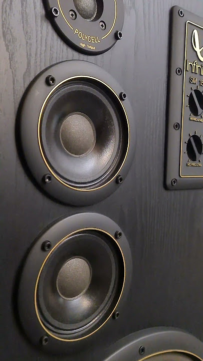 Oldschool Rock Scorpions Vintage Audio Made in USA Scott & Infinity Huge speakers SM-155 #poland