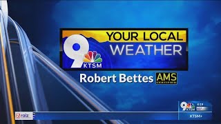 Warmer Monday, then cool front arrives in El Paso