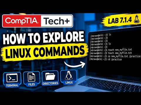 How to Explore Operating Systems Linux Lab 7.1.4 | Tech+ | CompTIA