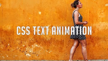 Simple text animation using html and css | CSS3 Animation Snippets