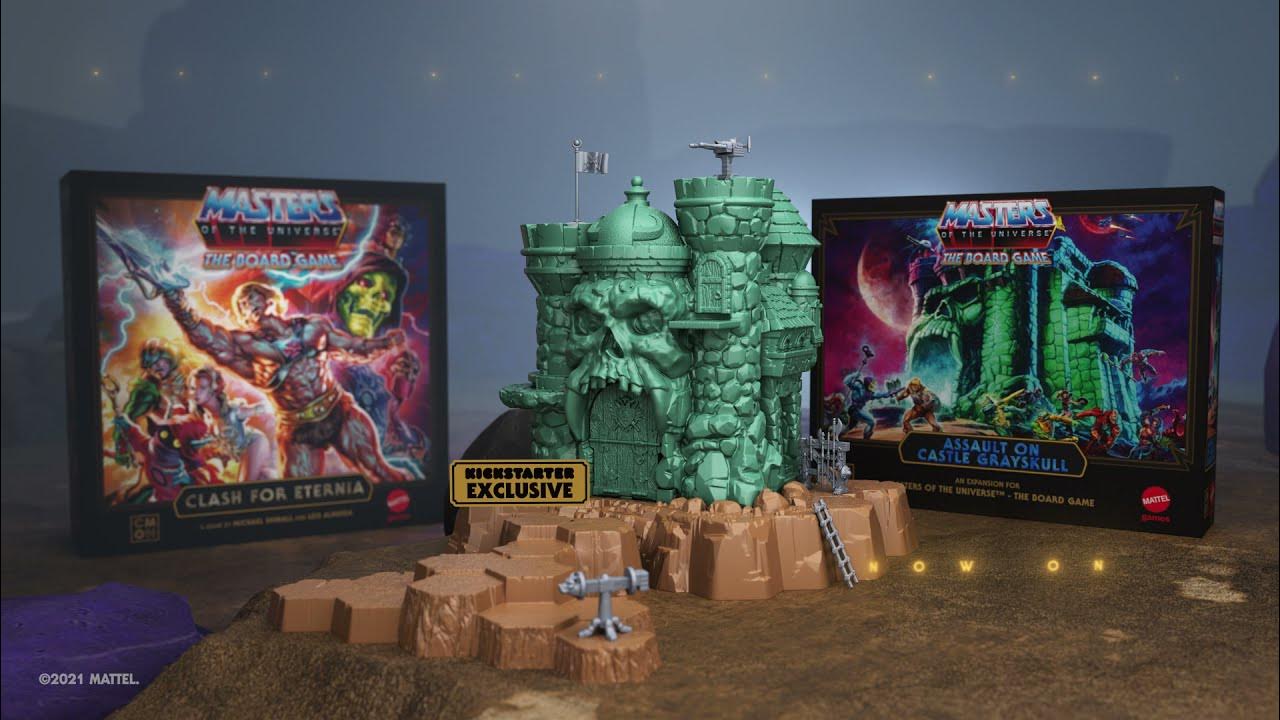 Assault on Castle Grayskull expansion (Masters of the Universe Clash for Eternia) YouTube
