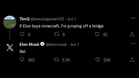 If Elon Musk Buys Minecraft… 😱😔