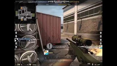 1v3 Clutch with sick AWP flick (CS:GO)