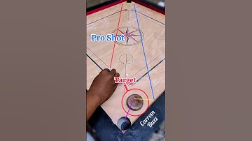 Professional Trick - 4 • Carrom Tricks • Like Subscribe👆for more videos #carrom #shorts #boardgames