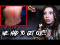 We Were CHASED Out Of The Haunted Bluff!! (SOMETHING GOT HER) **SCARY**