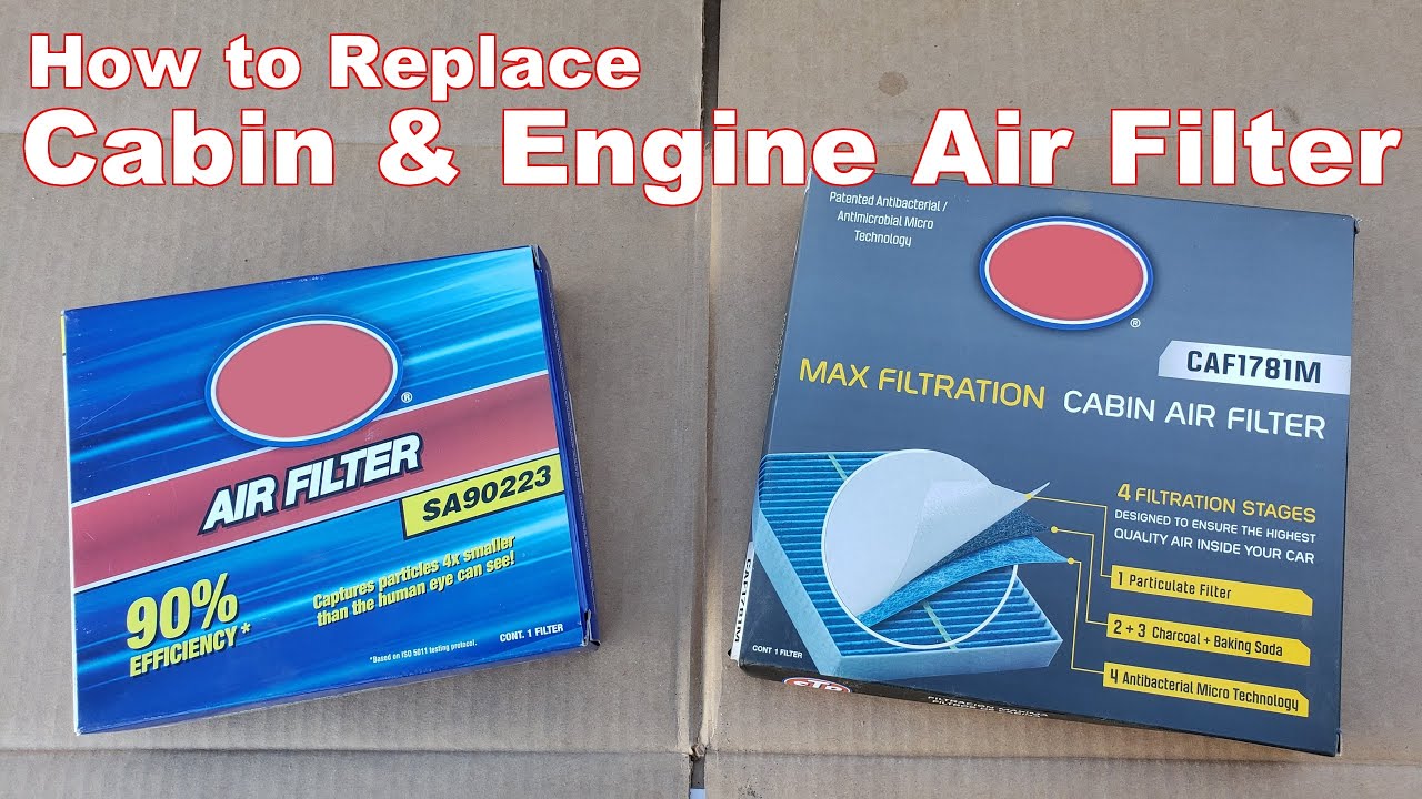 2018 Honda Accord Cabin Air Filter and Engine Air Filter Replacement